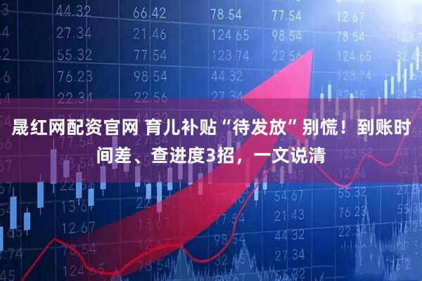 晟红网配资官网 育儿补贴“待发放”别慌！到账时间差、查进度3招，一文说清